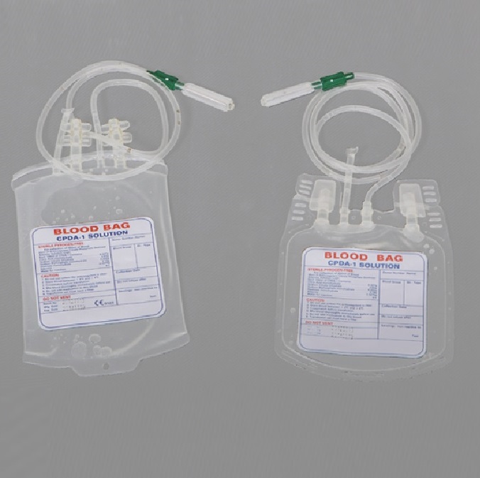 CE/ISO Approved CPDA-1, 500ml Double Bag Rolled Blood Bag (MT58071515)