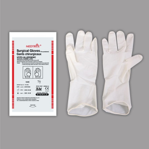 CE/ISO Medical Disposable Sterilized Latex Surgical Gloves with Powder (MT58064101)